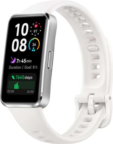 Фитнес-трекер Huawei Band 10 Nora-B29F,  1.47",  белый / белый [55020eld]